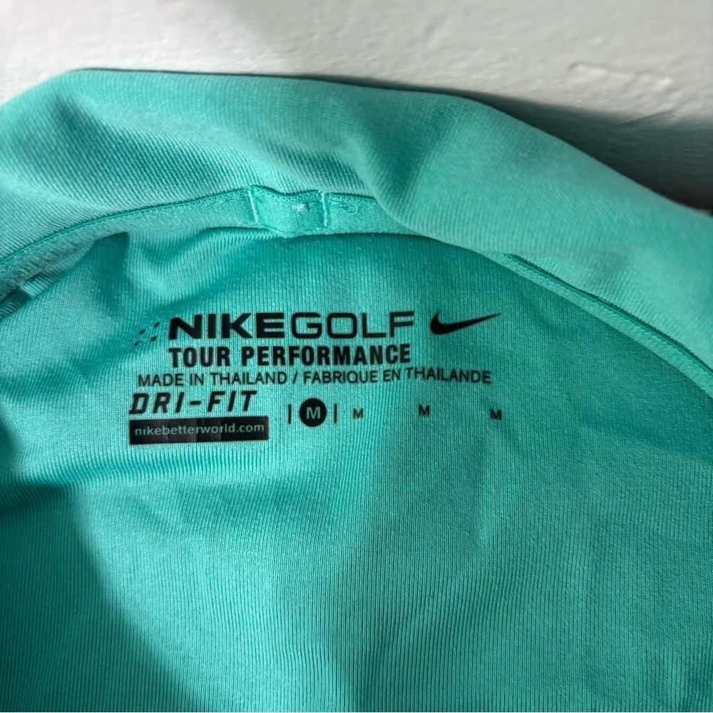 Nike Golf Dri Fit Medium Polo Men's Short Sleeve Tour Performance Athletic - Picture 6 of 8
